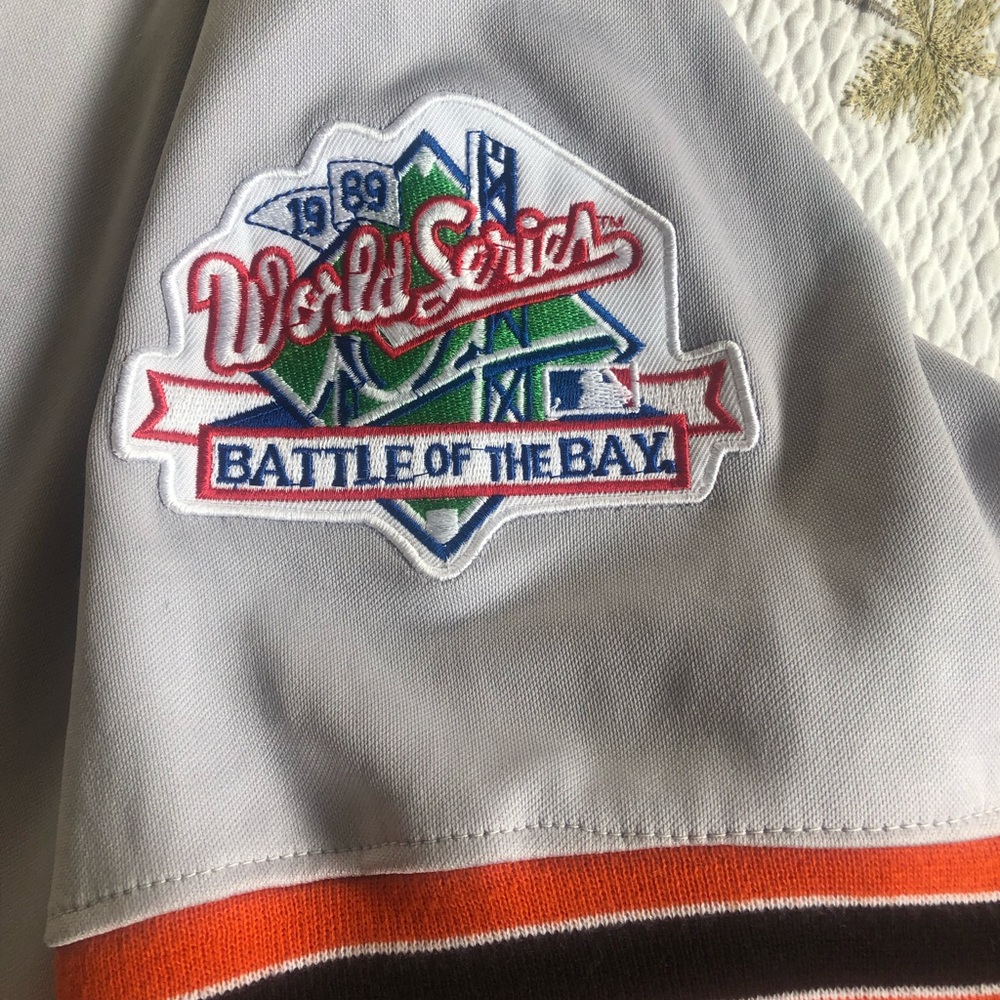 Will Clark Jersey 89 WS patch Sz 54 Mitchell&Ness
